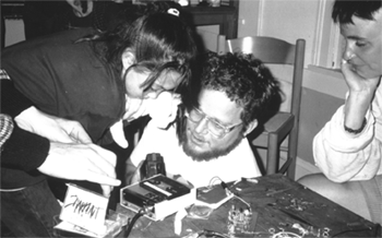 Radio Transmitter being built